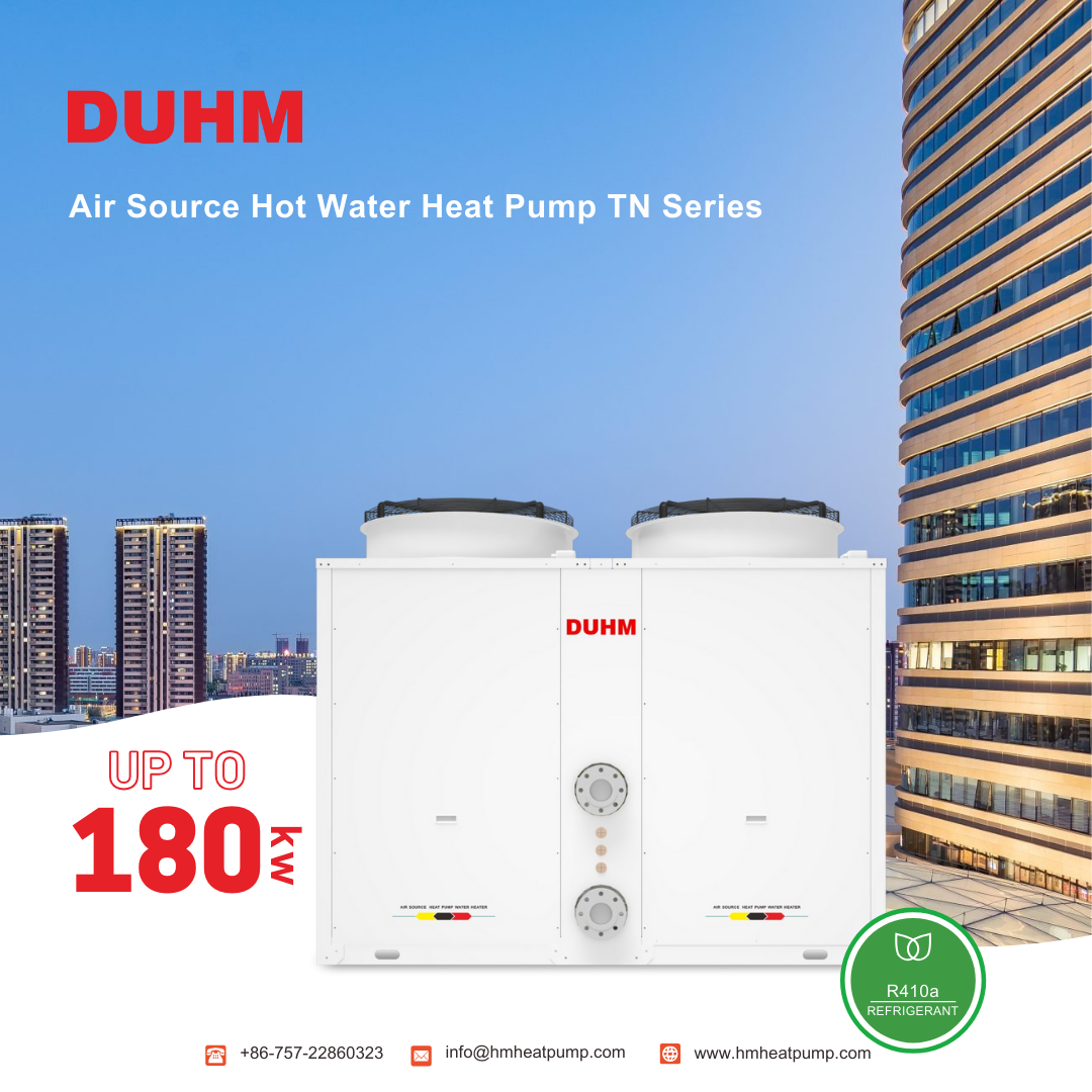 DUHM English Operating Language 105kw Air To Water R410A Heat Pump For Low Carbon Household