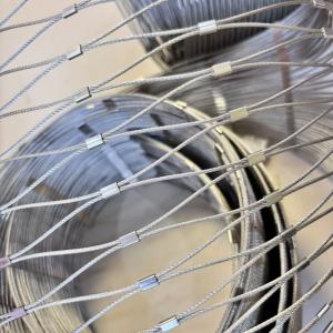 China Woven Flexible Cable Wire Rope Mesh Stainless Steel 316 on sale