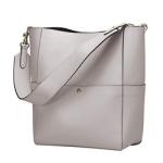 Large Shoulder Women Tote Handbags Cowhide 9.5inch OEM Acceptable