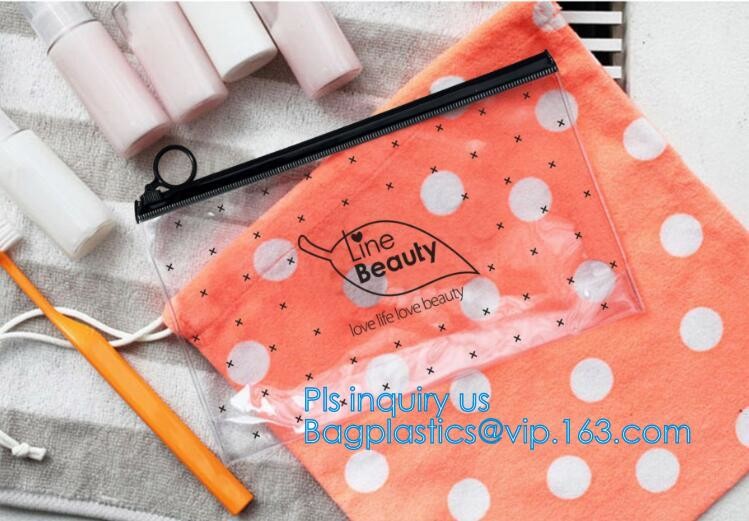 underwear packing slider zipper bags with hanger, Cosmetic k clear bubble bags, Manufacturer Clear Vinyl Slider Ba
