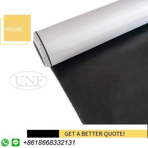 Quality 0.18mm Satin Rubber Coated Fiberglass Fabric 2m Flame Resistance wholesale