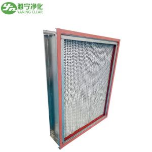 Quality Glass Fiber Media HEPA Air Filter Oven Equipment SS304 High Temperature Resistance wholesale
