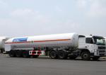 Steel 3 Axles 52600L Lpg Tank Trailer long life