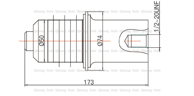 15Khz Ultrasonic Ultrasonic Piezoelectric Transducer Trumpet Type For Welding Equipment