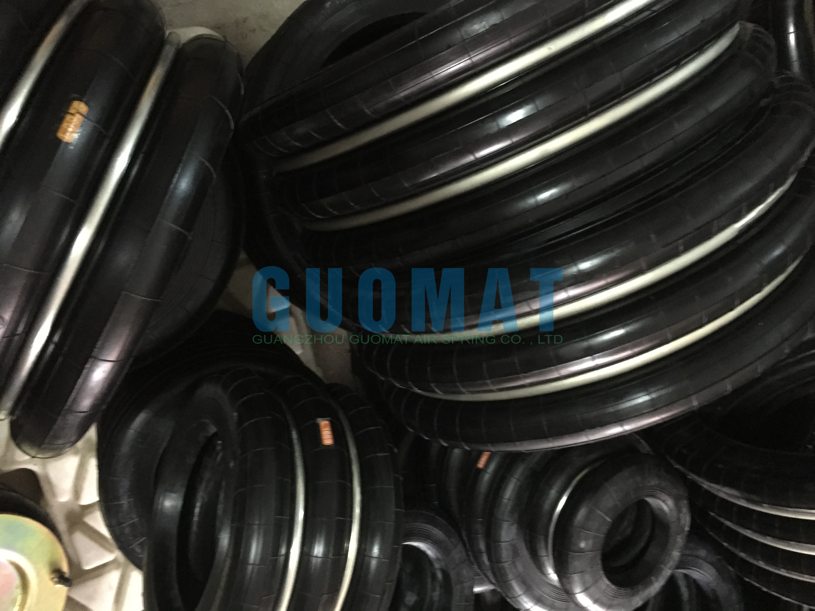 Triple Convoluted Punch Press Rubber Air Bag GUOMAT F-400-3 Cross YOKOHAMA S-400-3