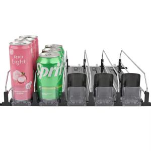 Quality Fridge Freezer Grocery Store Cold Beverage Cans Gravity Feed Roller Shelf wholesale