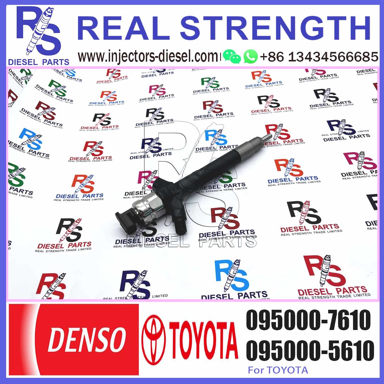 New Diesel Common Rail Injector 095000-6110 095000-6900 095000-7600 095000-7610 23670-09200 236700R060 For TOYOTA 2AD-FH