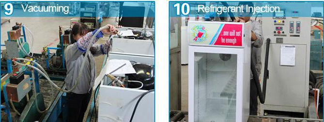 120L Drink Show Case Cooler front open Cooler Displayer