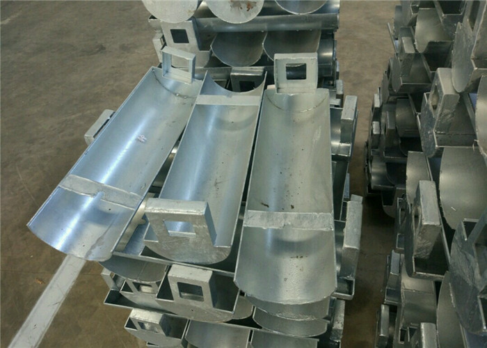 Waste Treatment Plant Compound Steel Grating Surface Glossy With Fish Tail