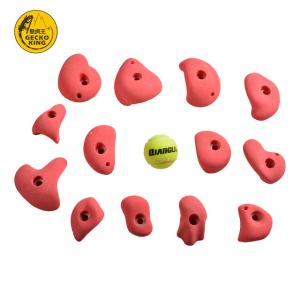 Quality 13pcs/set FiberGlass Holds GeckoKing IFSC Approved Rock Climbing Holds for Climbing wholesale
