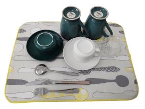 Quality 38x50cm Absorbent Microfiber Dish Drying Pad And Mat For Kitchen wholesale