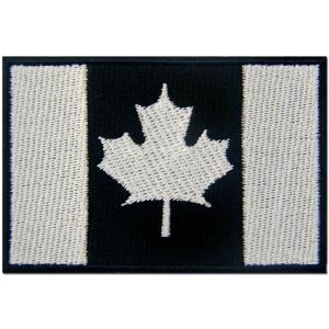 Quality Canada Flag USA Embroidered Cloth Badges Patches Felt Paper Backing wholesale