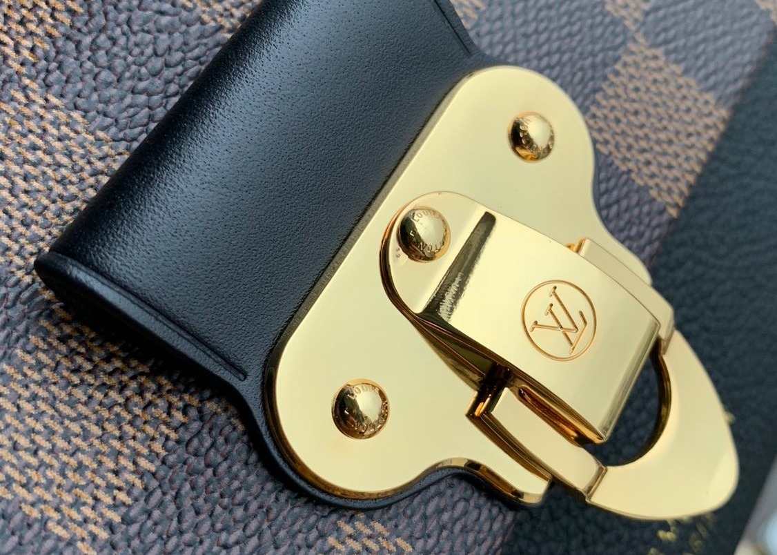M40108 M40109 M401130 M40312 Damier Ebene Carvas And Soft Cowhide With Unique Design Chain Cross-Body Bag