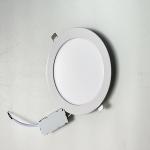 9w 12w recessed ceiling round dimmable led panel light 3 CCT adjustable