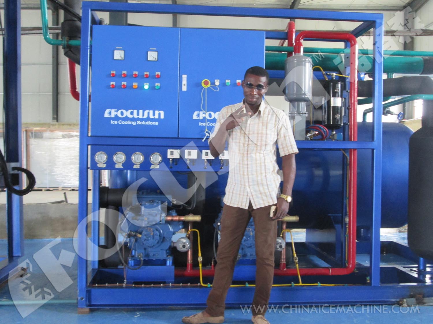 Other SUS304 Semi-Automatic Ice Cube Ice Tube Packing Machine with 1000kg/hr Capacity