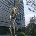 Mirror polish man stainless steel sculpture with varnish,Stainless steel