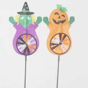 Quality Halloween Windmill witch and pumpkin wholesale
