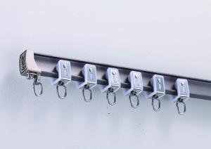 Quality Aluminum Ceiling Mounted 5.5m Length Bendable Curtain Track Curved wholesale