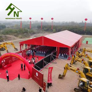 Quality 300 People Aluminium Frame Tent 10x30m Red Colorful Large Wedding Marquee wholesale