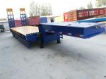 Heavy Duty Machine Transport Lowbed Semi Trailer