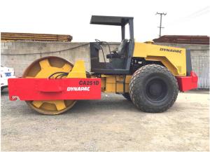 Quality CA251D Vibratory Smooth Drum Used Dynapac Roller With Strong Power wholesale