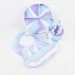 Multiple Color Silicone Tableware Set Plate For Baby Toddler Dinner set kids