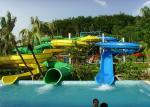 2000sq.M Rainbow Outdoor Spiral Tube Water Slide