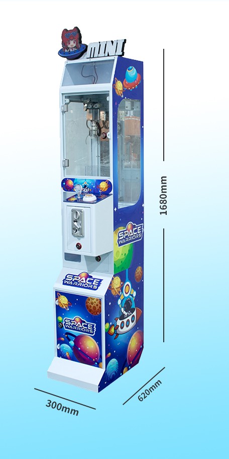 110V/220V/230V Mini Claw Crane Machines Plush Toy with Bill Acceptor W30*D45*H156cm