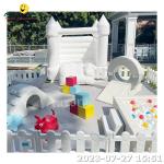 Factory Soft Play Climbers Playground Equipment Outdoor White Bouncy Castle