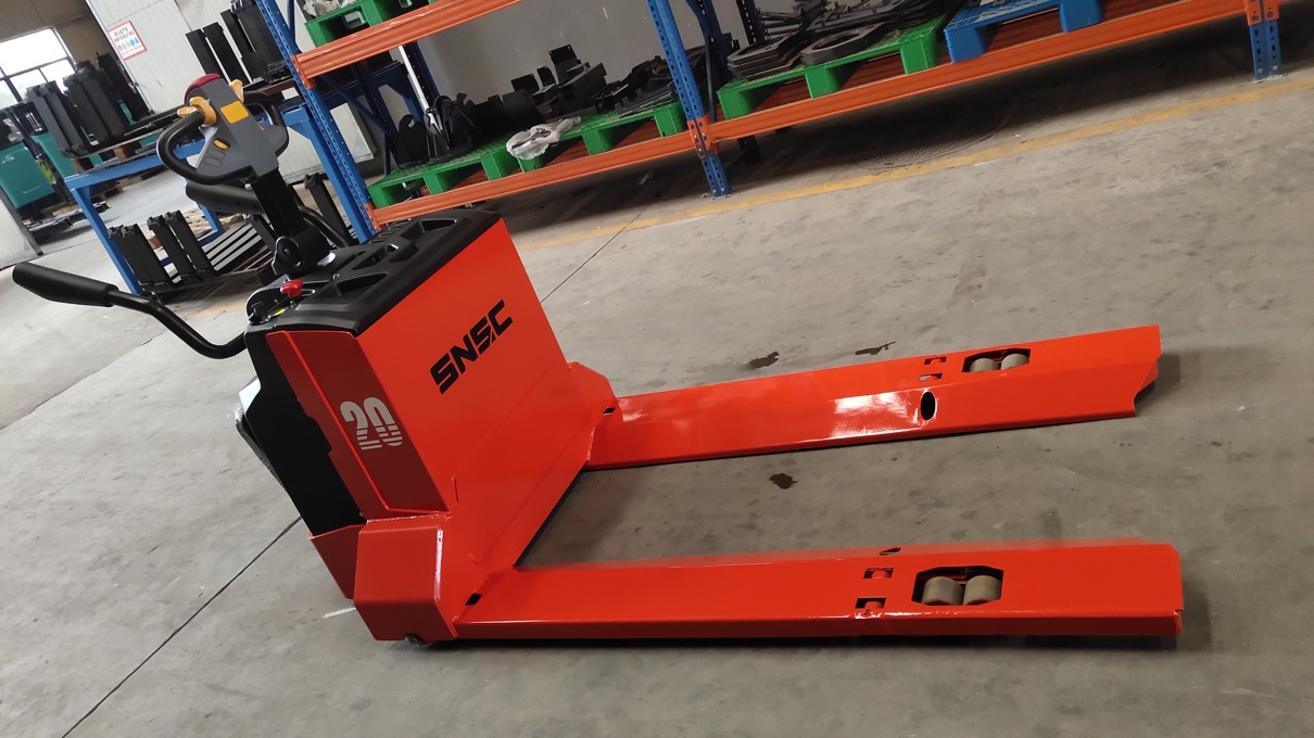 Electric Pallet Truck for Coil Handling 2000kg Fork Length 11mm Min. Lifting Height 145mm