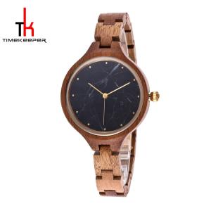 Quality High quality Fashion Japan Movement ladies wooden watches wholesale