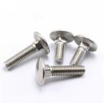 Stainless Steel Mushroom Head Bolt , Large Head Carriage Bolt No Magnet