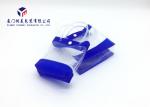 Embossed Blue Soft PVC Bags Super Clear Premium PVC Materials Fashion Style