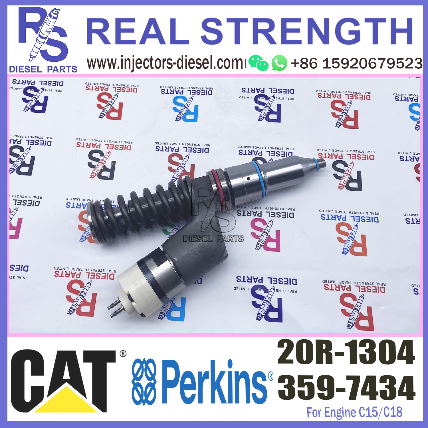 Diesel Fuel Pump Injector 359-7434 3597434 20R-1304 For Caterpiller C15/C18 Engine