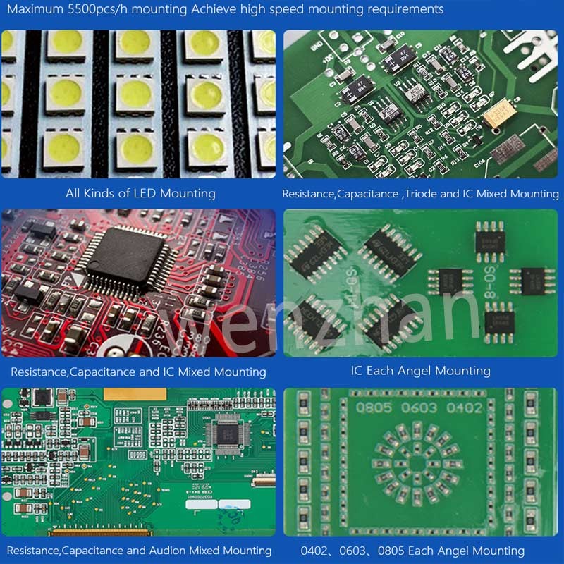 SMT Assembly line Automatic MIN Desktop Pick and Place Machine