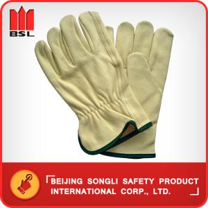 Quality SLG-CA503KT Cow grain leather working safety gloves wholesale
