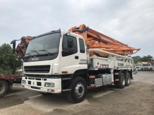 Quality Swing Leg Zoomlion Isuzu Truck Mounted Concrete Pump Truck 265kw 120m3/H 37m wholesale