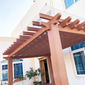 Quality Custom WPC Pergola Waterproof Modern Wood Pergola Low Maintenance wholesale