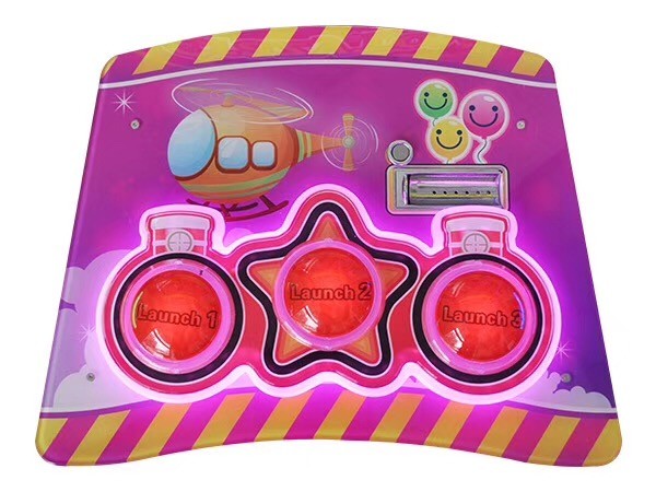 Hotsale Crazy Toy 3 Players Coin Operated Ticket Lottery Game Machine