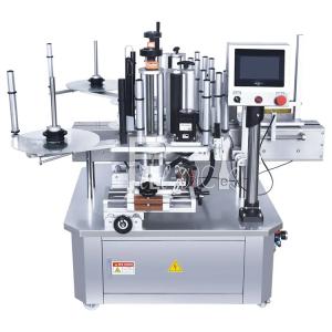Quality Automatic Square Flat Bottle Special Shaped Bottle labeller Double Side Adhesive Sticker Labeling Machine Equipment wholesale