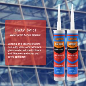 Quality SV-101 General Purpose Acrylic Construction Adhesive Sealant Waterproof Liquid Glue Type wholesale