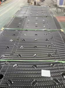 Quality High Efficiency Heat Dissipation Black PVC Cooling Tower Fill wholesale