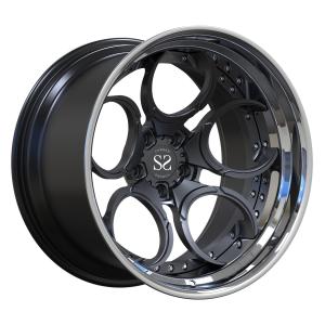 Quality 350z Polished Bc Alloy Forged Wheel Deep Concave Deep Dish Satin Black wholesale