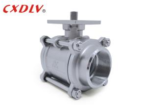 Quality 1 Inch Threaded Ball Valve NPT Female With Lock Device Stainless steel Valves wholesale