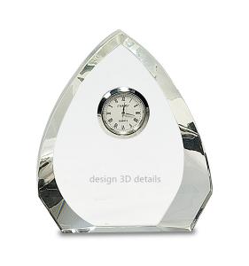 Quality glass clock/clock/crystal awards wholesale