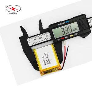 Quality 603443 Lithium 3.7v 850mAh Rechargeable Lipo Battery 3.145Wh wholesale