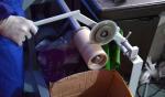 Plate Non Woven Slitting Machine / Automatic Stretch Film Slitting Rewinding