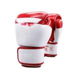Smooth Streamlined PU Leather Boxing Gloves MMA Muay Thai Gloves