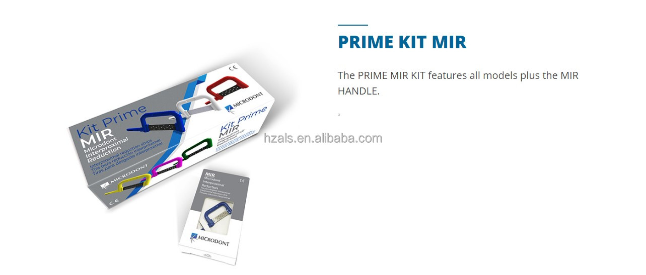 Microdont Dental Orthodontic Enamel IPR Automatic Interproximal Reduction Strips 0.05/0.1/0.2/0.3/0.4/0.5mm