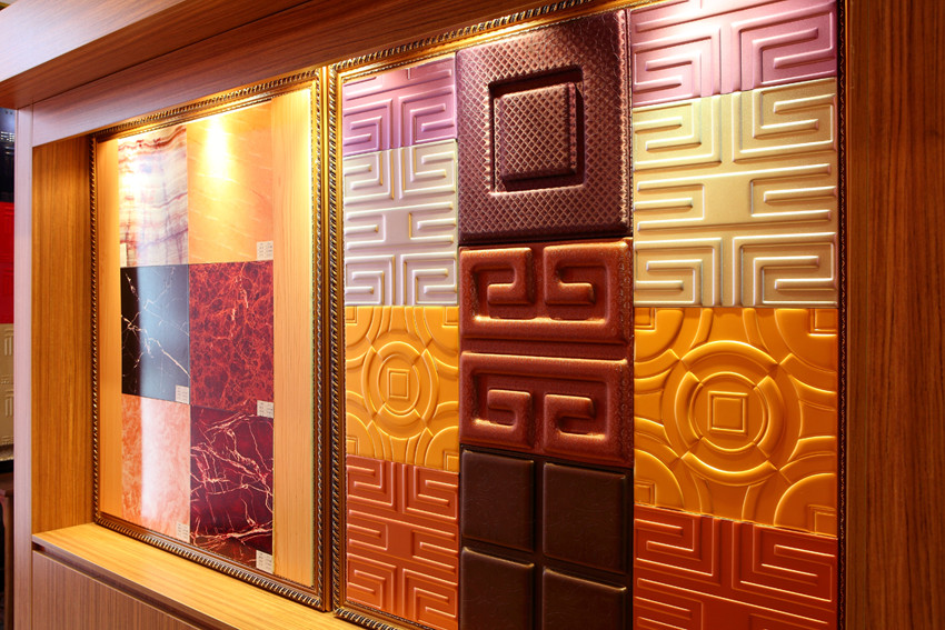 Colorful Cloth Surface Thin Fiberboard , Low Carbon Thin Hardboard Sheets